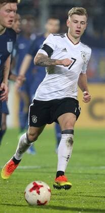 24.03.2017, Fussball U21 U 21 Laenderspiel 2017, Deutschland - England 1:0, Max Meyer (Deutschland)