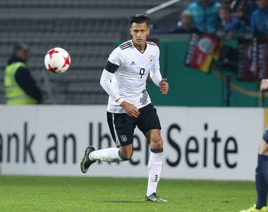 24.03.2017, Fussball U21 U 21 Laenderspiel 2017, Deutschland - England 1:0, Davie Selke (Deutschland)