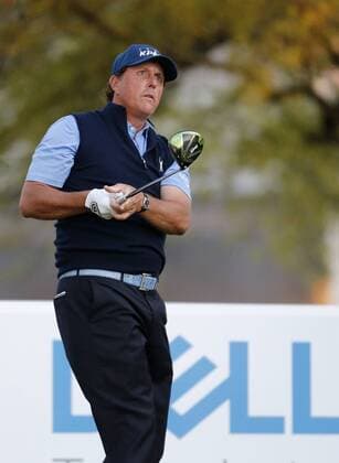 Phil Mickelson of the United States in action during the fourth day of the PGA Golf Herren Dell Match Play golf tournament at the Country Club in Austin, Texas, United States, 25 March 2017. The World Championship WM Weltmeisterschaft that will end next 26 March offers a prize of 9,750,000 dollars. DELL MATCH PLAY GOLF TOURNAMENT IN AUSTIN, TEXAS !ACHTUNG: NUR REDAKTIONELLE NUTZUNG!  Copyright: xChrisxCovattax TEX001 20170325-636260647006877441
