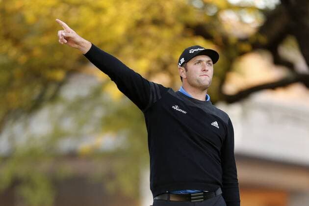 Jon Rahm of the Spain in action during the fourth day of the PGA Golf Herren Dell Match Play golf tournament at the Country Club in Austin, Texas, United States, 25 March 2017. The World Championship WM Weltmeisterschaft that will end next 26 March offers a prize of 9,750,000 dollars. DELL MATCH PLAY GOLF TOURNAMENT IN AUSTIN, TEXAS !ACHTUNG: NUR REDAKTIONELLE NUTZUNG!  Copyright: xChrisxCovattax TEX001 20170325-636260647648029221