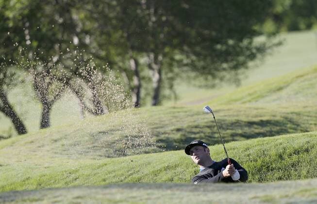 Jon Rahm of the Spain in action during the fourth day of the PGA Golf Herren Dell Match Play golf tournament at the Country Club in Austin, Texas, United States, 25 March 2017. The World Championship WM Weltmeisterschaft that will end next 26 March offers a prize of 9,750,000 dollars. DELL MATCH PLAY GOLF TOURNAMENT IN AUSTIN, TEXAS !ACHTUNG: NUR REDAKTIONELLE NUTZUNG!  Copyright: xChrisxCovattax TEX001 20170325-636260647730396165