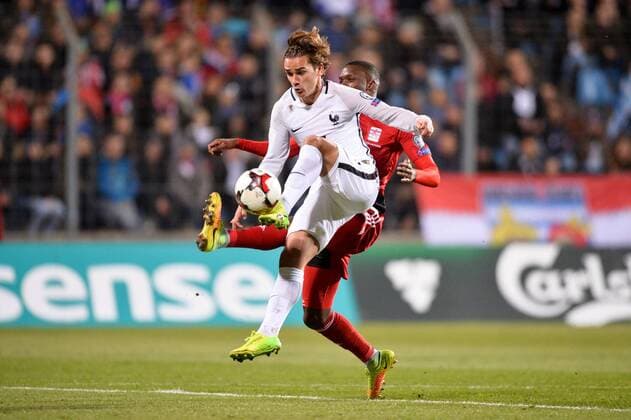 07 Antoine Griezmann (fra) FOOTBALL : Luxembourg vs France - Qualifications Coupe du Monde 2018 - 25 03 2017 AnthonyBIBARD FEP Panoramic 
