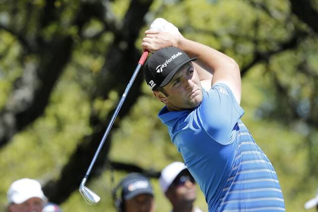 Jon Rahm of the Spain in action during the fifth round of the PGA Golf Herren Dell Match Play golf tournament at the Country Club in Austin, Texas, United States, 25 March 2017. The World Championship WM Weltmeisterschaft that will end next 26 March offers a prize of 9,750,000 dollars. DELL MATCH PLAY GOLF TOURNAMENT IN AUSTIN, TEXAS !ACHTUNG: NUR REDAKTIONELLE NUTZUNG!  Copyright: xChrisxCovattax TEX001 20170325-636260777111957114