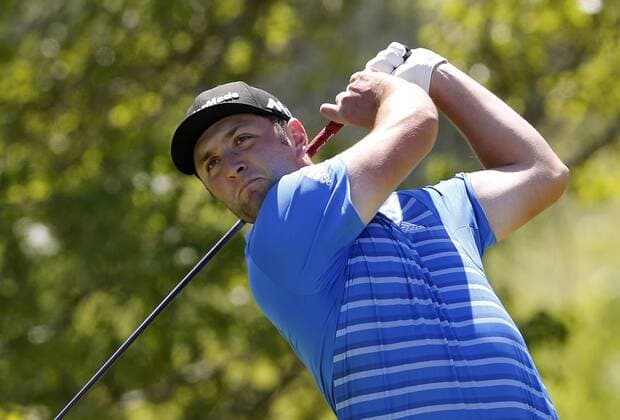 Jon Rahm of the Spain in action during the fifth round of the PGA Golf Herren Dell Match Play golf tournament at the Country Club in Austin, Texas, United States, 25 March 2017. The World Championship WM Weltmeisterschaft that will end next 26 March offers a prize of 9,750,000 dollars. DELL MATCH PLAY GOLF TOURNAMENT IN AUSTIN, TEXAS !ACHTUNG: NUR REDAKTIONELLE NUTZUNG!  Copyright: xChrisxCovattax TEX001 20170325-636260777165620426