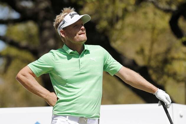 Soren Kjeldsen of Denmark waits to tee off during the fifth round of the PGA Golf Herren Dell Match Play golf tournament at the Country Club in Austin, Texas, United States, 25 March 2017. The World Championship WM Weltmeisterschaft that will end next 26 March offers a prize of 9,750,000 dollars. DELL MATCH PLAY GOLF TOURNAMENT IN AUSTIN, TEXAS !ACHTUNG: NUR REDAKTIONELLE NUTZUNG!  Copyright: xChrisxCovattax TEX001 20170325-636260777943738450