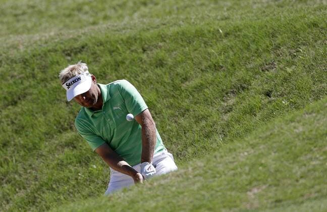 Soren Kjeldsen of Denmark in action during the fifth round of the PGA Golf Herren Dell Match Play golf tournament at the Country Club in Austin, Texas, United States, 25 March 2017. The World Championship WM Weltmeisterschaft that will end next 26 March offers a prize of 9,750,000 dollars. DELL MATCH PLAY GOLF TOURNAMENT IN AUSTIN, TEXAS !ACHTUNG: NUR REDAKTIONELLE NUTZUNG!  Copyright: xChrisxCovattax TEX001 20170325-636260778614685848