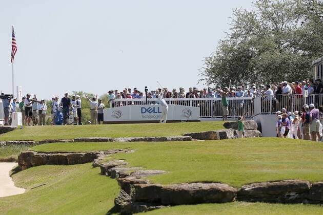 Hideto Tanihara of Japon (c) in action during the fifth round of the PGA Golf Herren Dell Match Play golf tournament at the Country Club in Austin, Texas, United States, 25 March 2017. The World Championship WM Weltmeisterschaft that will end next 26 March offers a prize of 9,750,000 dollars. DELL MATCH PLAY GOLF TOURNAMENT IN AUSTIN, TEXAS !ACHTUNG: NUR REDAKTIONELLE NUTZUNG!  Copyright: xChrisxCovattax TEX001 20170325-636260778761167970
