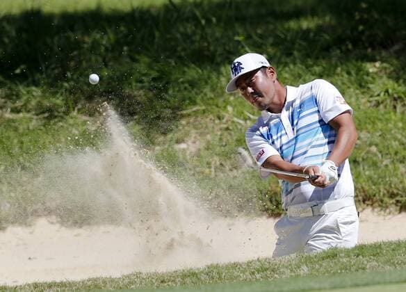 Hideto Tanihara of Japon in action during the fifth round of the PGA Golf Herren Dell Match Play golf tournament at the Country Club in Austin, Texas, United States, 25 March 2017. The World Championship WM Weltmeisterschaft that will end next 26 March offers a prize of 9,750,000 dollars. DELL MATCH PLAY GOLF TOURNAMENT IN AUSTIN, TEXAS !ACHTUNG: NUR REDAKTIONELLE NUTZUNG!  Copyright: xChrisxCovattax TEX001 20170325-636260779389059920