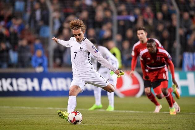 07 Antoine Griezmann (fra) - BUT FOOTBALL : Luxembourg vs France - Qualifications Coupe du Monde 2018 - 25 03 2017 AnthonyBIBARD FEP Panoramic 