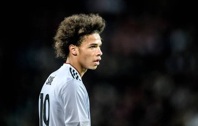 22. Maerz 2017: Dortmund, Signal Iduna Park: Fussball Laenderspiel Deutschland - England: Deutschlands Leroy Sane.