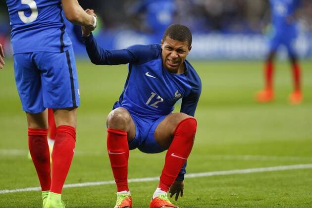 Fußball, Frankreich - Spanien Kylian Mbappe (France) FOOTBALL : France vs Espagne - Match Amical - 28 03 2017 GwendolineLeGoff Panoramic 