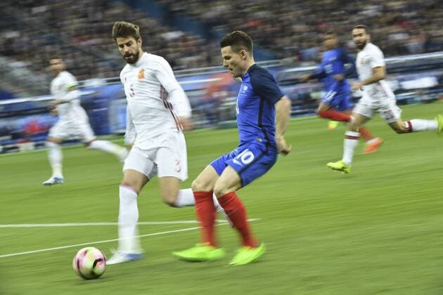 Kevin Gameiro FOOTBALL : Match amical - Coupe du monde 2018 - France vs Espagne - 28 03 2017 