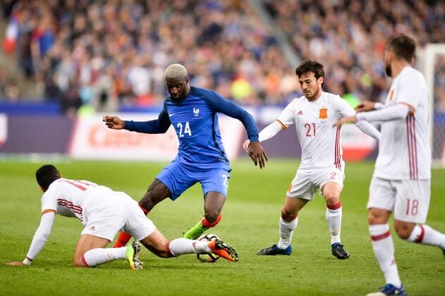 24 TIEMOUE BAKAYOKO (fra) - 21 DAVID SILVA (esp) FOOTBALL : France vs Espagne - Match Amical - 28 03 2017 AnthonyBIBARD FEP Panoramic 