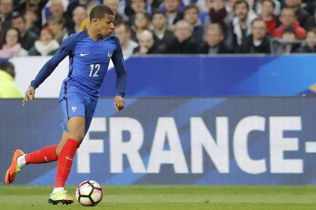 Kylian Mbappe (FRA) FOOTBALL : France vs Espagne - Match Amical - 28 03 2017 StephaneAllaman Panoramic 