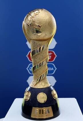 Bilder des Tages - SPORT A view of the trophy of the FIFA Confederations Cup during its presentation at the Mexican Soccer Federation in Toluca, Mexico, 30 March 2017. PRESENTATION OF THE CONFEDERATIONS CUP TROPHY !ACHTUNG: NUR REDAKTIONELLE NUTZUNG!  Copyright: xALEXxCRUZx MEX002 20170330-636265040595014611