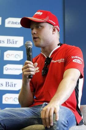 Swedish pilot Felix Rosenqvist of Mahindra Racing delivers a press conference PK Pressekonferenz in Mexico City, Mexico, 31 March 2017. The second ePrix of the season will be celebrated tomorrow at the Hermanos Rodriguez racetrack of the Mexican capital. FORMULA E IN MEXICO CITY !ACHTUNG: NUR REDAKTIONELLE NUTZUNG!  Copyright: xJoséxMéndezx MEX002 20170331-636265950096485229