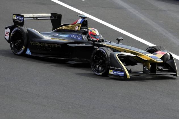 French Jean-Eric Vergne of Techeetah drives his car during a test drive for the Formula E, the second ePrix of Mexico City, at the Hermanos Rodirguez racetrack in Mexico City, Mexico, 31 March 2017. FORMULA E TEST DRIVE IN MEXICO !ACHTUNG: NUR REDAKTIONELLE NUTZUNG!  Copyright: xJoséxMéndezx MEX020 20170401-636266083196254541