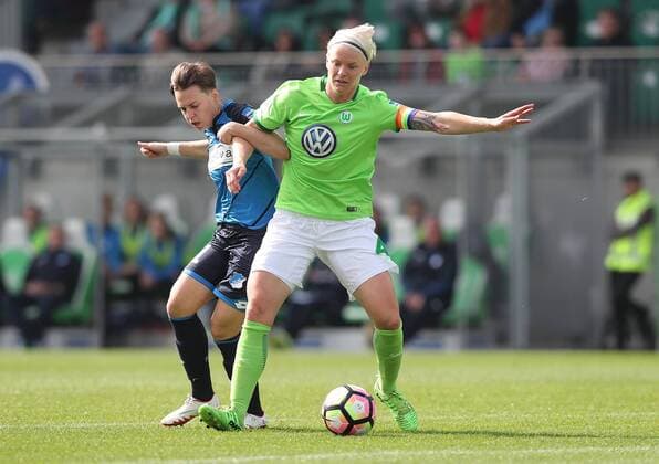 Dora Zeller (TSG 1899 Hoffenheim), Nilla Fischer (VfL Wolfsburg)