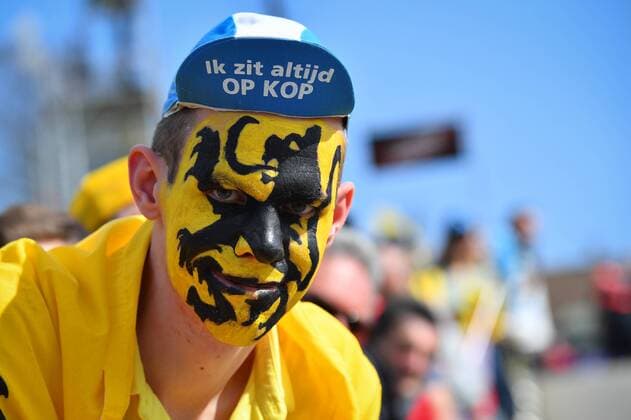 Bilder des Tages - SPORT Illustration picture shows fans pictured during the 101st edition of the Ronde van Vlaanderen - Tour des Flandres - Tour of Flanders one day cycling race, 260km from Antwerp to Oudenaarde, Sunday 02 April 2017. DAVIDxSTOCKMAN  x05076537x