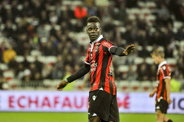 Fußball, OGC Nizza - Girondins Bordeaux Mario Balotelli (OGC Nice) FOOTBALL : OGC Nice vs Bordeaux - Ligue 1 - 02 04 2017 NorbertScanella Panoramic 