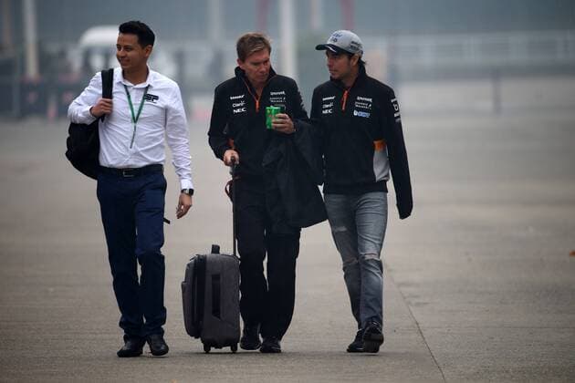 Chinese Grand Prix, Shanghai 06 - 09 April 2017 06.04.2017 - Sergio Perez (MEX) Sahara Force India F1 VJM010 