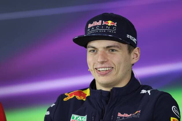 Dutch F1 driver Max Verstappen of of Red Bull Racing attends a press conference PK Pressekonferenz ahead of the 2017 Formula One Chinese Grand Prix at the Shanghai International Circuit in Shanghai, China, 6 April 2017. F1 drivers attend press conference for 2017 Formula One Chinese Grand Prix  20170406_83582