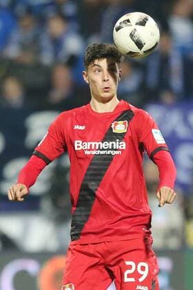 05.04.2017, xtvx, Fussball 1.Bundesliga, SV Darmstadt 98 - Bayer 04 Leverkusen, emspor, emonline deloka, v.l. Kai Havertz (Bayer 04 Leverkusen) Portrait Darmstadt oz