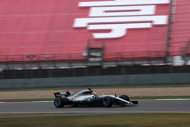 Chinese Grand Prix, Shanghai 06 - 09 April 2017 07.04.2017 - Free Practice 1, Lewis Hamilton (GBR) Mercedes AMG F1 W08 