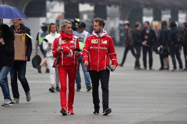 Chinese Grand Prix, Shanghai 06 - 09 April 2017 07.04.2017 - Free Practice 2, Sebastian Vettel (GER) Scuderia Ferrari SF70H 