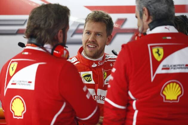 Motorsports: FIA Formula One World Championship WM Weltmeisterschaft 2017, Grand Prix of AChina, 5 Sebastian Vettel (GER, Scuderia Ferrari), Shanghai China xHOCHxZWEIx
