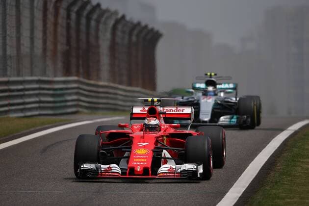 Chinese Grand Prix, Shanghai 06 - 09 April 2017 07.04.2017 - Free Practice 3, lr and Valtteri Bottas (FIN) Mercedes AMG F1 W08 