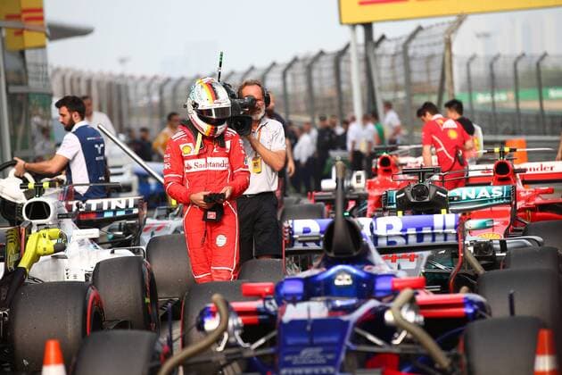 Chinese Grand Prix, Shanghai 06 - 09 April 2017 08.04.2017 - Qualifying, 2nd place Sebastian Vettel (GER) Scuderia Ferrari SF70H 