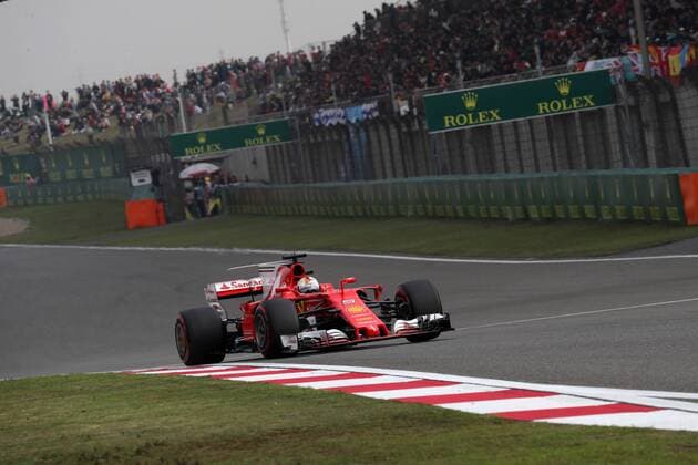 Chinese Grand Prix, Shanghai 06 - 09 April 2017 08.04.2017 - Qualifying, Sebastian Vettel (GER) Scuderia Ferrari SF70H 
