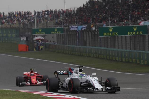Chinese Grand Prix, Shanghai 06 - 09 April 2017 08.04.2017 - Qualifying, Kimi Raikkonen (FIN) Scuderia Ferrari SF70H and Felipe Massa (BRA) Williams FW40 