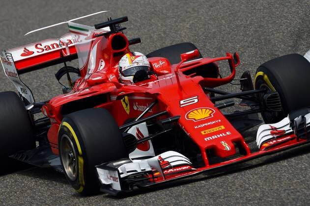 Sebastian Vettel (GER 5), Scuderia Ferrari, Grosser Preis von China 2017, 3 Freies Training, Motorsport, Formel 1, 07.04.2017, Shanghai Copyright: xAndre Eibner-Pressefotox EP_JAE