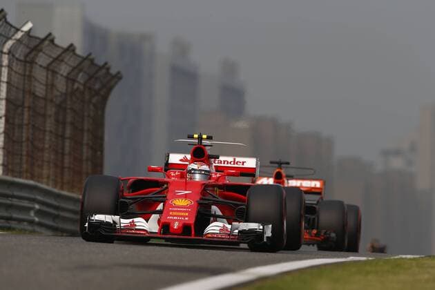 Shanghai: Motorsports: FIA Formula One World Championship WM Weltmeisterschaft 2017 7 Kimi Räikkönen (GER, Scuderia Ferrari) Chinese Formula One Grand Prix Shanghai Circuit on April 08, 2017 in Shanghai, China. (Photo by Hoch Zwei) Shanghai China xHZx