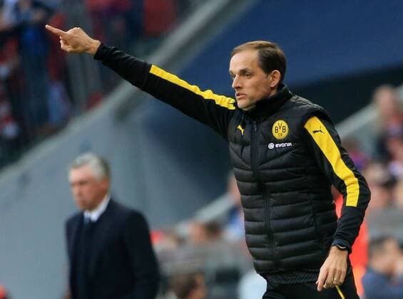 20170408,1.BL, FC Bayern vs BVB Dortmund, Allianz Arena Muenchen, Fussball, im Bild: Thomas Tuchel (BVB)