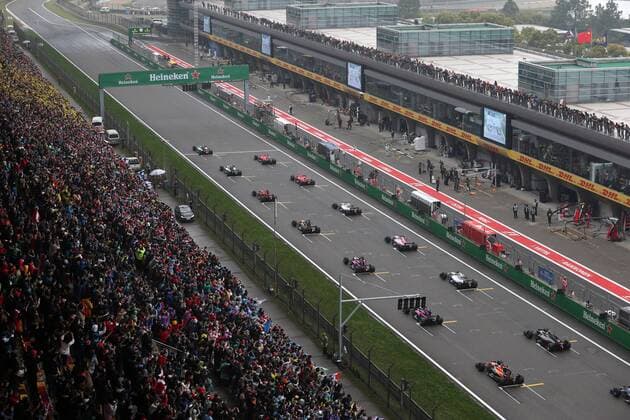 Chinese Grand Prix, Shanghai 06 - 09 April 2017 09.04.2017 - Race, Start of the race 