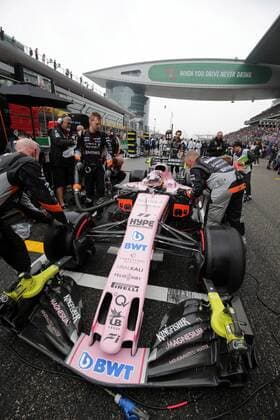 Chinese Grand Prix, Shanghai 06 - 09 April 2017 09.04.2017 - Race, Sergio Perez (MEX) Sahara Force India F1 VJM010 