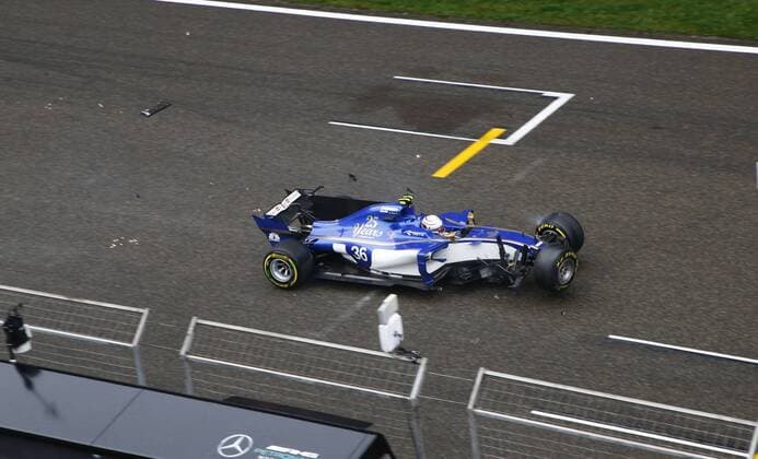 Shanghai: Motorsports: FIA Formula One World Championship WM Weltmeisterschaft 2017 36 Antonio Giovinazzi (ITA, Sauber F1 Team) Chinese Formula One Grand Prix Shanghai Circuit on April 08, 2017 in Shanghai, China. (Photo by Hoch Zwei) Shanghai China xHZx