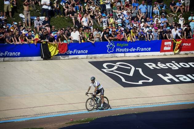 ROUBAIX, FRANCE - APRIL 9 : SAGAN Peter (SVK) Rider of Team Bora - Hansgrohe pictured during the 115th UCI World Tour Paris - Roubaix cycling race with start in Compiegne and finish at the Velodrome Andre-Petrieux in Roubaix on April 09, 2017 in Roubaix, France, 9 04 2017 CYCLISME : Paris Roubaix - 09 04 2017 Photonews Panoramic 