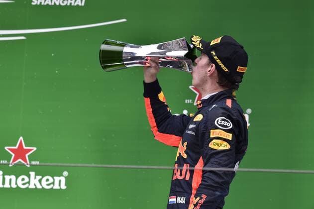 Shanghai: Motorsports: FIA Formula One World Championship WM Weltmeisterschaft 2017 33 Max Verstappen (NDL, Red Bull Racing) Chinese Formula One Grand Prix Shanghai Circuit on April 08, 2017 in Shanghai, China. (Photo by Hoch Zwei) Shanghai China xHZx