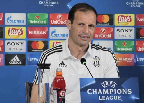 April 10, 2017 - Turin, Italy - Massimiliano Allegri during the press conference PK Pressekonferenz before Champions League match between Juventus v Barcelona, in Turin, on April 10, 2017. Juventus - Press Conference  - ZUMAn230 20170410_zaa_n230_072 Copyright: xLorisxRosellix