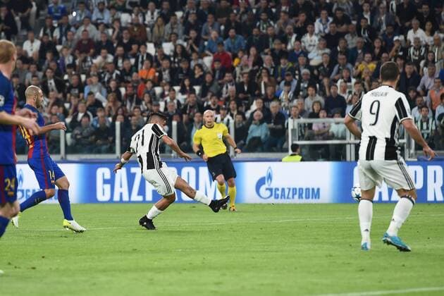 Mg Torino 11 04 2017 - Champions League Juventus-Barcellona foto Matteo Gribaudi Image nella foto: gol Paulo Dybala 