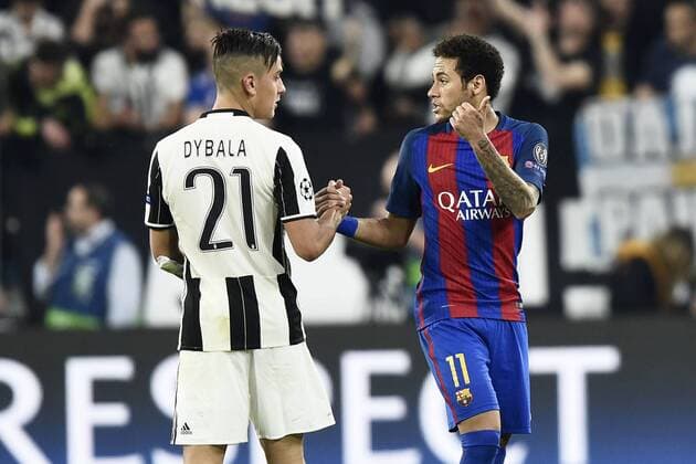 Db Torino 11 04 2017 - Champions League Juventus-Barcellona foto Daniele Buffa Image nella foto: Paulo Dybala-Neymar 
