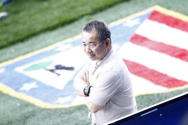 Leicester City FC s owner Vichai Srivaddhanaprabha during training session. April 11, 2017.  (20170411164)