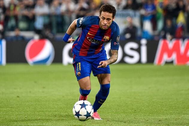 April 11, 2017 - Rome, Italy - Neymar of FC Barcelona Barca during the UEFA Champions League quarter final match between Juventus and Barcelona at the Juventus Stadium, Turin, Italy on 11 April 2017. Juventus - Barcelona Champions League  - ZUMAn230 20170411_zaa_n230_207 Copyright: xGiuseppexMaffiax