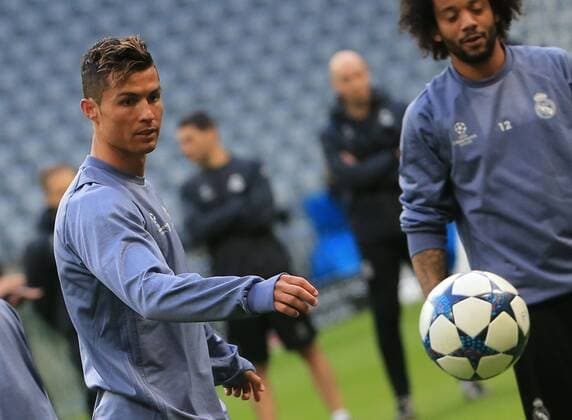 20170311, CL Viertelfinale, Abschlusstraining Real Madrid, Allianz Arena Muenchen, im Bild: Cristinao Ronaldo (Real Madrid)