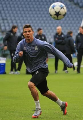 20170311, CL Viertelfinale, Abschlusstraining Real Madrid, Allianz Arena Muenchen, im Bild: Cristinao Ronaldo (Real Madrid)