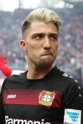 Kevin Kampl (Bayer Leverkusen) - 1. Fussball Bundesliga Saison 2016-2017 RasenBallsport Leipzig vs. Bayer Leverkusen in der Red Bull Arena in Leipzig - Portrait,Deutschland, Fußball, Mann, Männer,08.04.2017